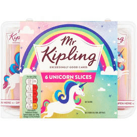 Mr. Kipling Unicorn Slices 6pk 180g