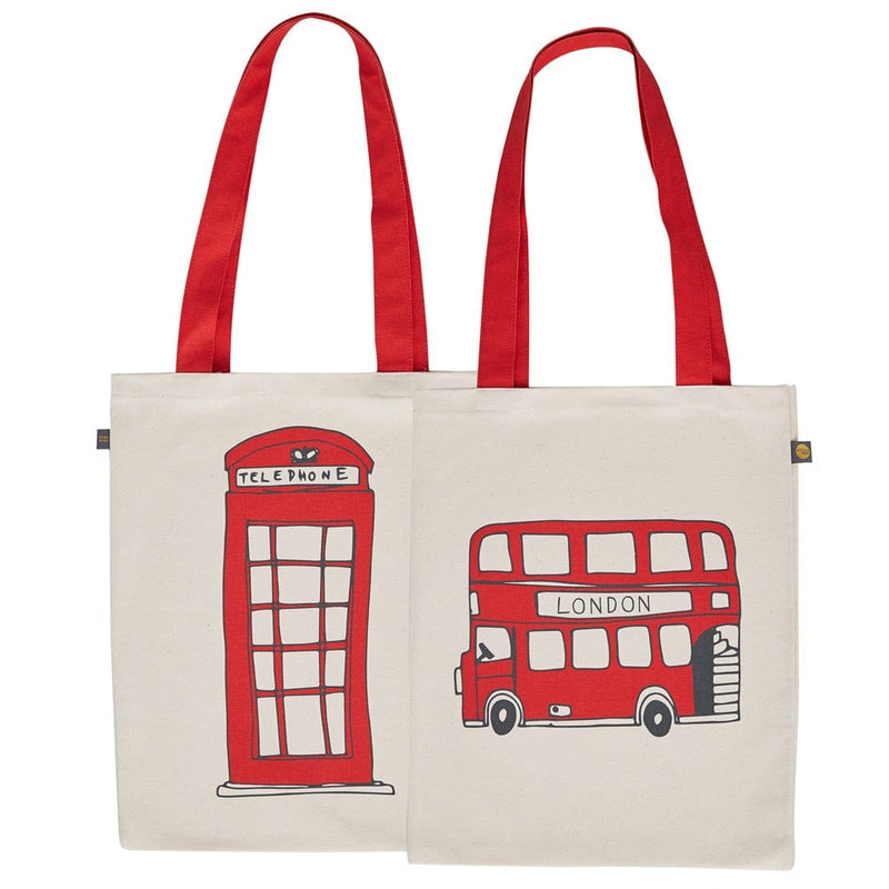 Victoria Eggs - Telephone And Bus Canvas Bag