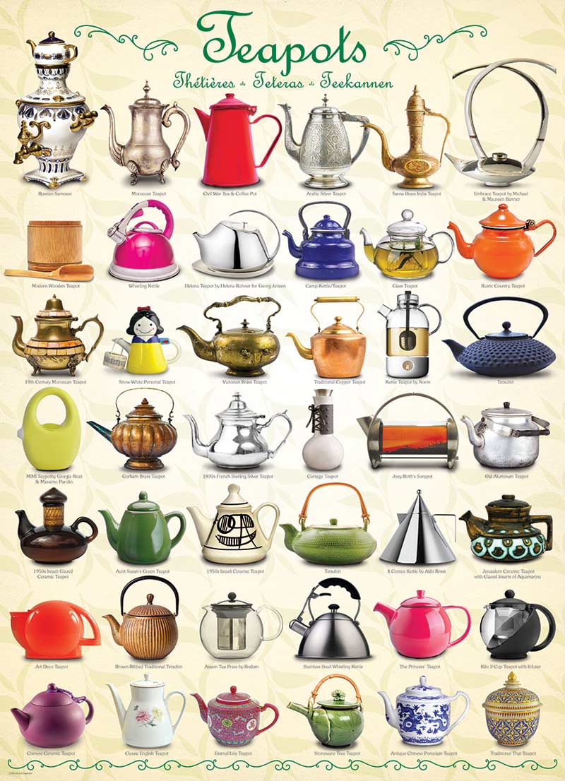 Teapots 1000pc Puzzle