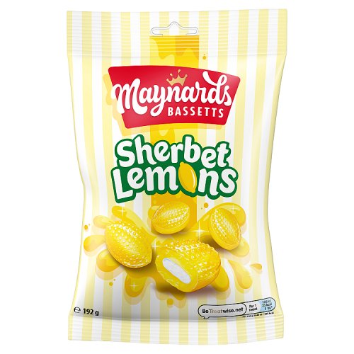 Maynards Bassetts Sherbet Lemons 192g