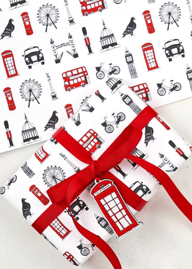 Victoria Eggs - London Icons Gift Wrapping - 1 Sheet