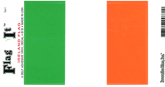 Ireland Vinyl Flag Decal - 581