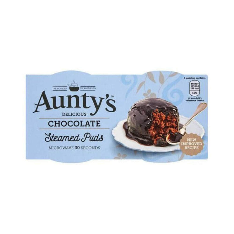 Auntys Chocolate Pudding 2x95g