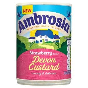 Ambrosia Devon Strawberry Custard 400g