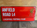 Liverpool Street Sign - Red