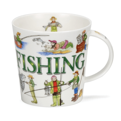 Dunoon Cair Sporting Antics Fishing Mug