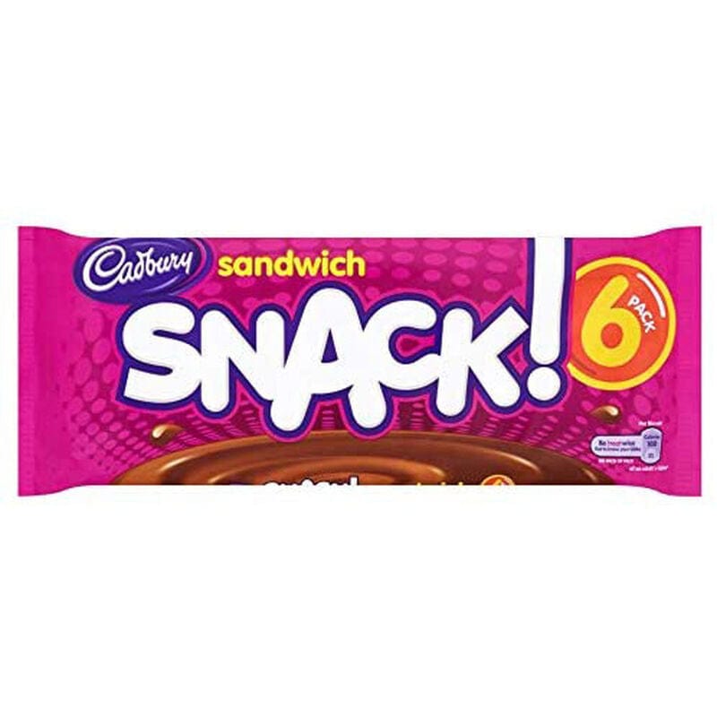 Cadbury Sandwich Snack 6pk 132g