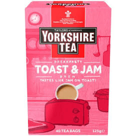 Yorkshire Toast & Jam  40 Tea Bags