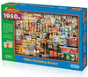 Gibsons 1980s Shopping Basket 1000pc Puzzle