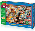 Gibsons 1980s Shopping Basket 1000pc Puzzle