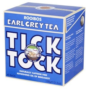 Tick Tock Rooibos Earl Grey Tea - 40 Bags
