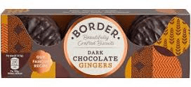 Borders Dark Chocolate Gingers 150g