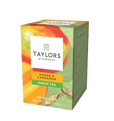 Taylors of Harrogate Mango and Cardamom Green Tea - 20 Wrapped Tea Bags