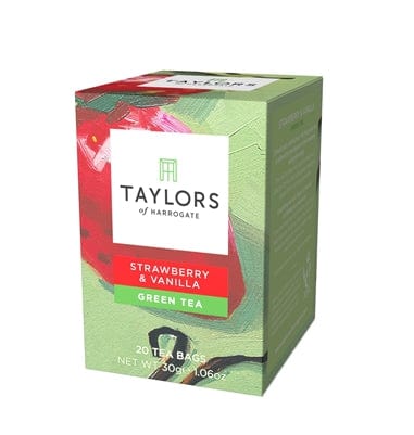 Taylors of Harrogate Strawberry & Vanilla Green Tea - 20 Bags