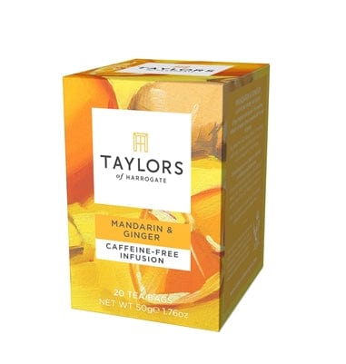 Taylors of Harrogate Mandarin & Ginger Infusion - 20 Wrapped Tea Bags