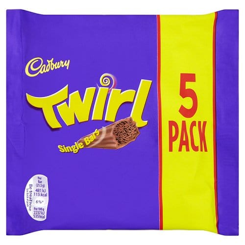 Cadbury Twirl 5 Pack 5x21.5g