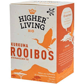 Higher Living Organic Turmeric Rooibos Tea 20 Bags