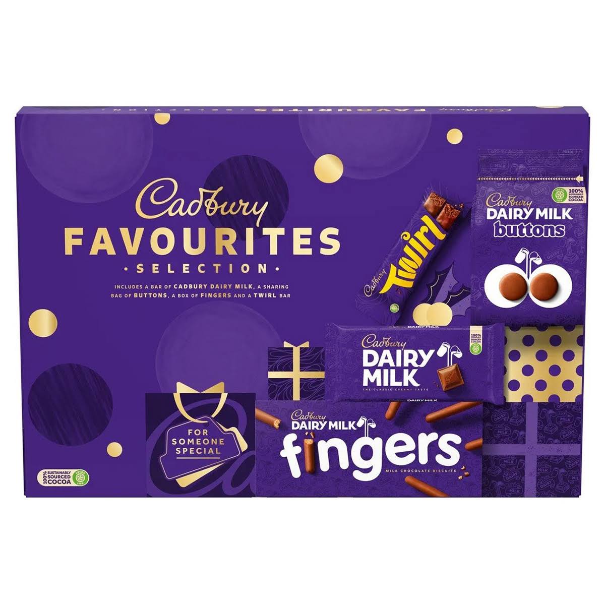 Cadbury Favourites Selection Box 351g