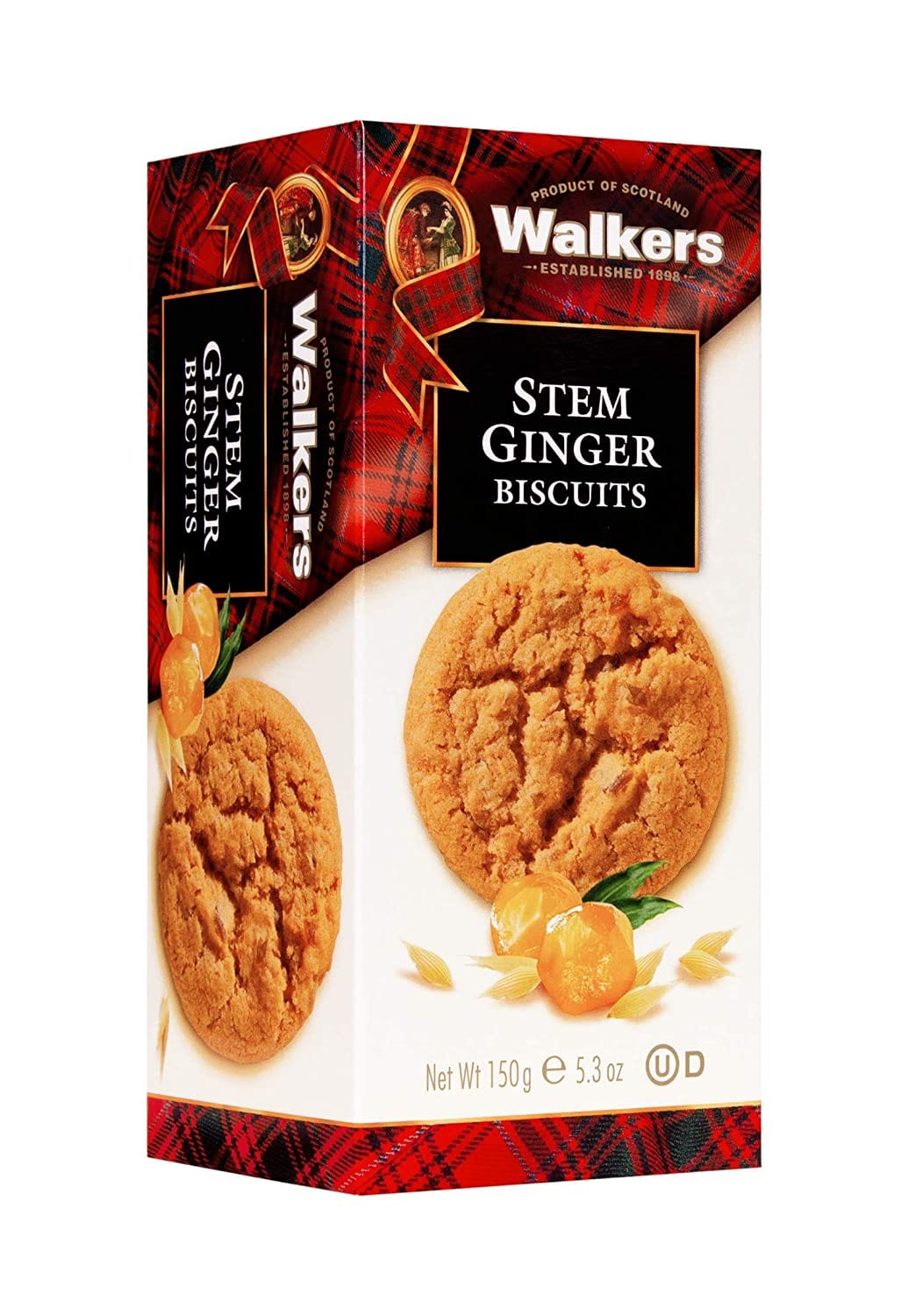 Walkers Stem Ginger Biscuits 150g
