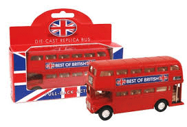 Pull-Back London Bus Replica (Die-Cast)