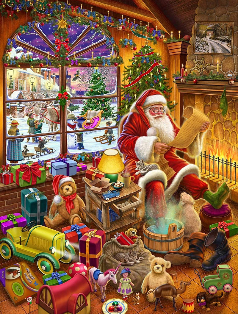 Santa's Christmas List 1000 Piece Puzzle