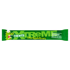 Chewits Extreme Sour Apple Chews 34g