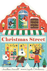 Emmett, Jonathan - Christmas Street (a fold out, lift-the-flap ABC book)