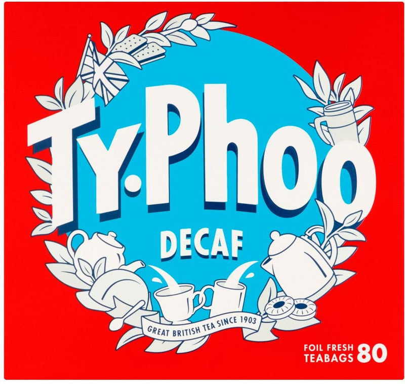 Typhoo Decaffeinated 80 Teabags