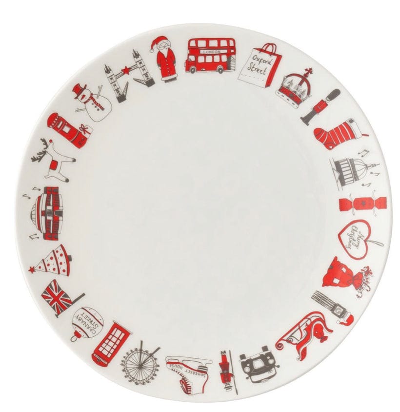 Victoria Eggs - London Christmas Plate