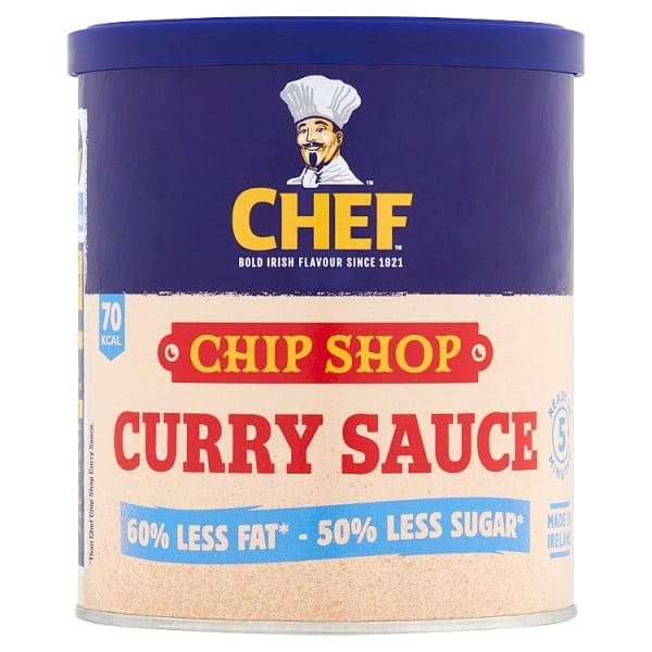 Chef Chip Shop Curry Sauce 60% Less Fat 200g