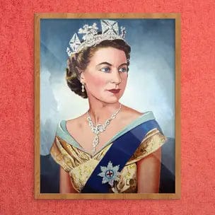 Young Queen Elizabeth II Print 11 X 14