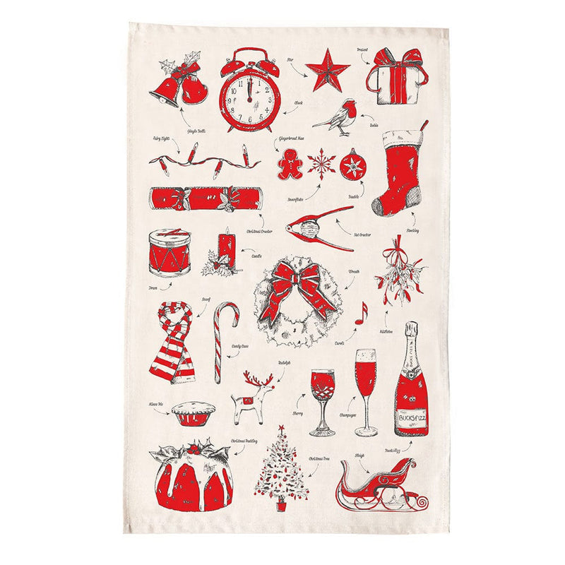 Victoria Eggs - Christmas Delights Tea Towels