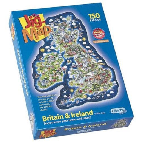Gibsons Jigmap Great Britain & Ireland 150pc Puzzle