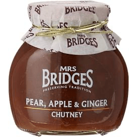Mrs. Bridges Pear, Apple & Ginger Chutney 300g