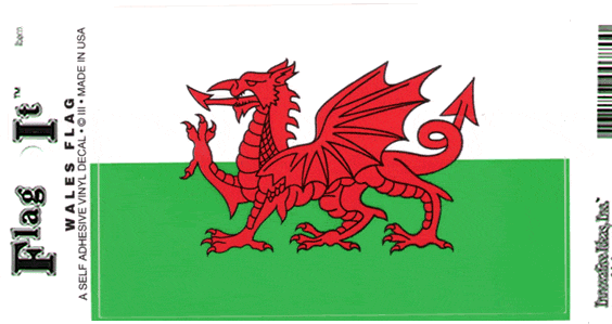 Wales Flag Decal - 695