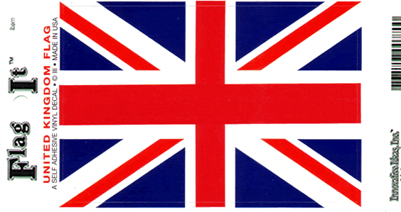 UK Vinyl Flag Decal - 686