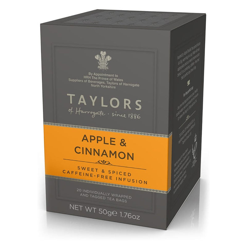 Taylors of Harrogate Apple And Cinnamon - 20 Individually Wrapped Tea Bags
