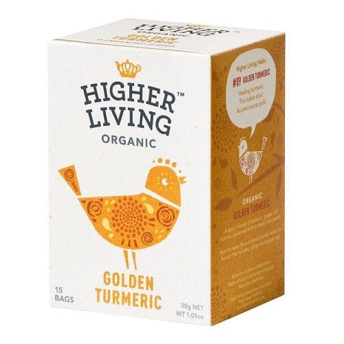 Higher Living Organic Golden Turmeric 15 Teabags