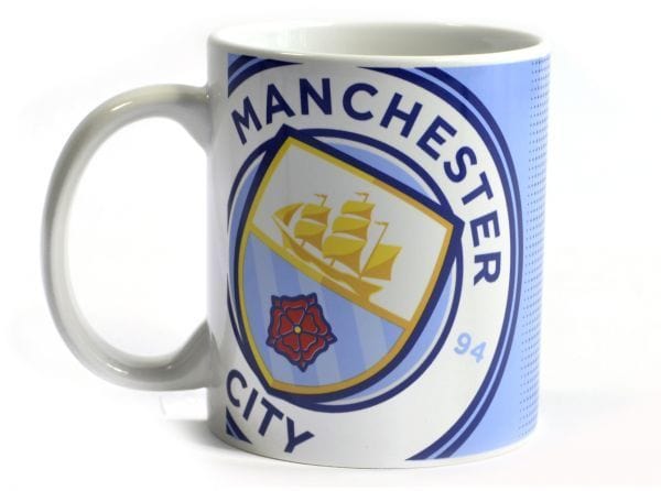 Manchester City Halftone Mug