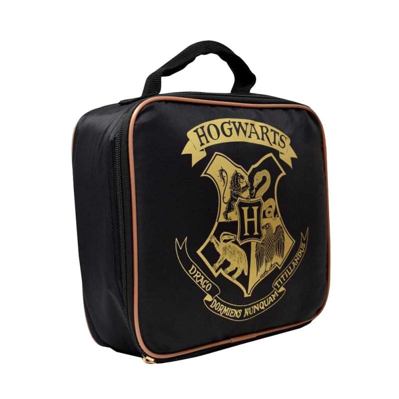 Harry Potter Hogwarts Lunch Bag Black 2 pocket