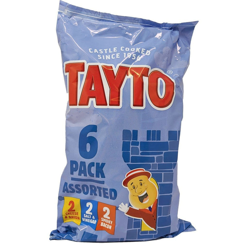 Tayto (NI) Tayto 6 Pack Assorted Crisps 150g