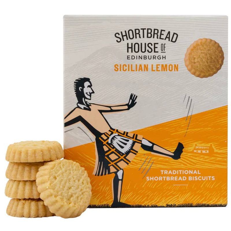 Shortbread House of Edinburgh - Sicilian Lemon Shortbread Biscuits 150g