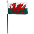 Wales (Welsh) Mini Flag 4x6in