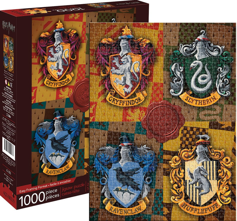 Harry Potter Crests 1000pc Puzzle