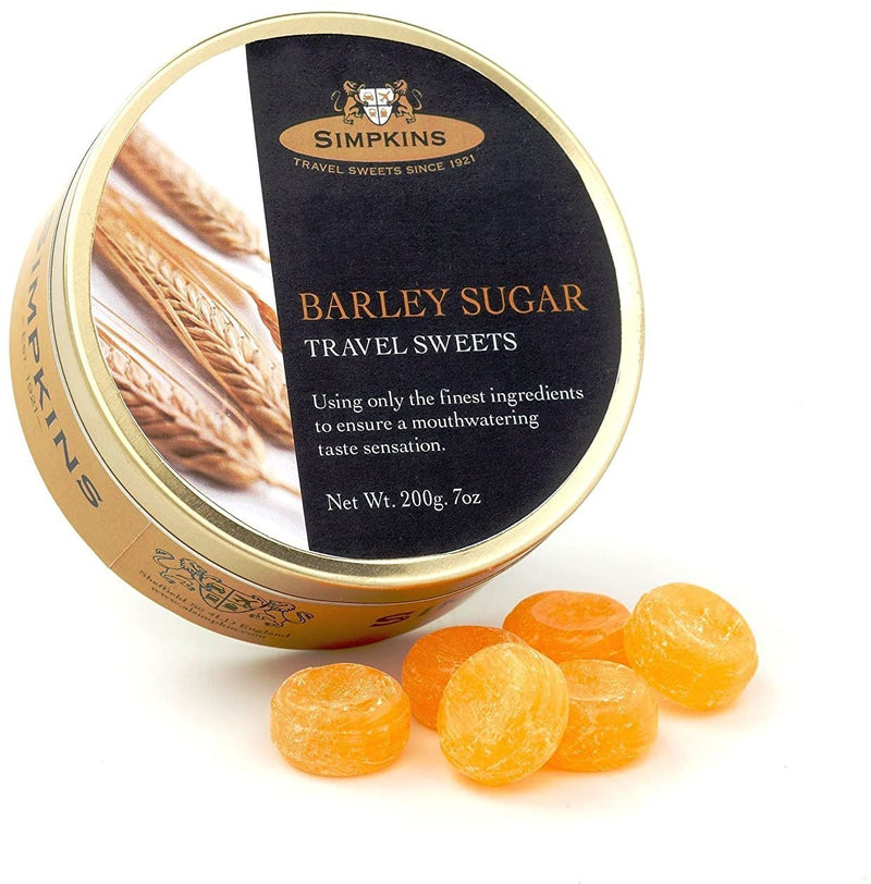 Simpkins Travel Sweets Barley Sugar Drops 200g