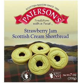 Patersons Strawberry Jam Shortbread Rounds 200g