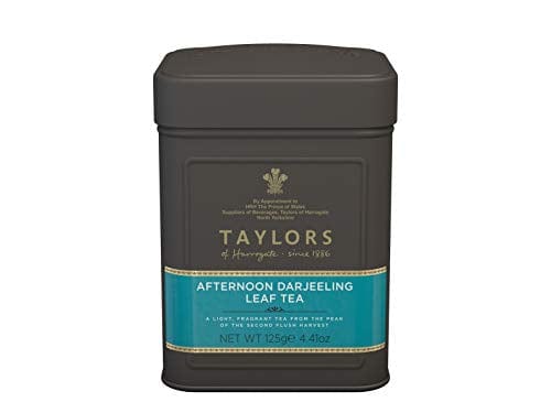 Taylors of Harrogate Afternoon Darjeeling - Loose Tea Tin Caddy 4.4oz