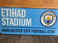 Manchester City Blue Street Sign