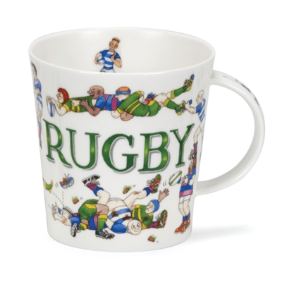 Dunoon Cair Sporting Antics Rugby Mug