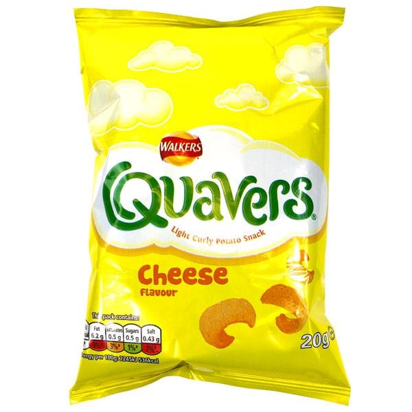 Walkers Quavers Cheese Crisps 20g